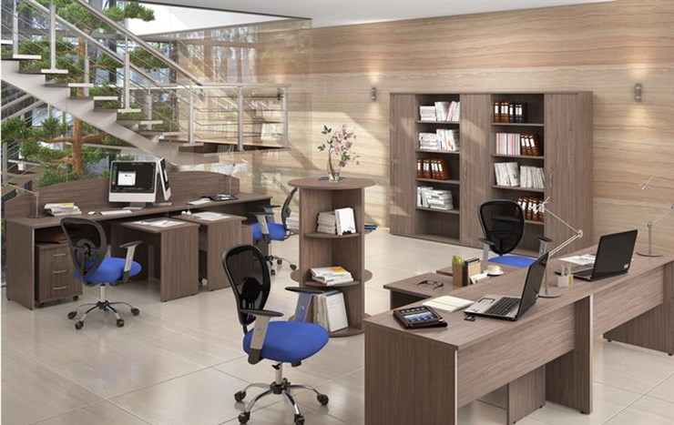 Офисный набор мебели IMAGO четыре рабочих места, стол для переговоров в Абакане - изображение 6